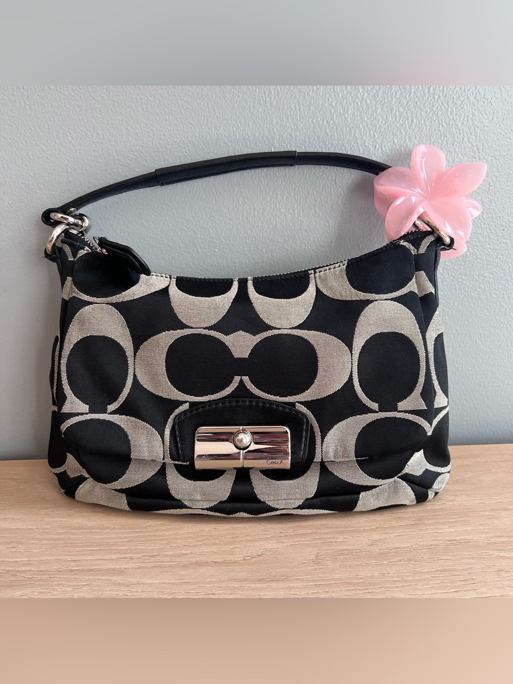Coach Kristen Signature Canvas Shoulder Bag